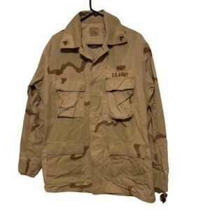 U.S. Army Size Medium-Long Desert Camo Airborne Corporal Military Shirt